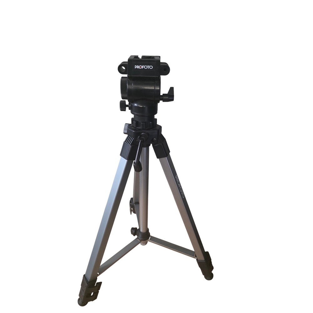 Profoto Aluminum Camera Tripod with 3-Way Fluid‎ Friction Pan Tilt Head Black